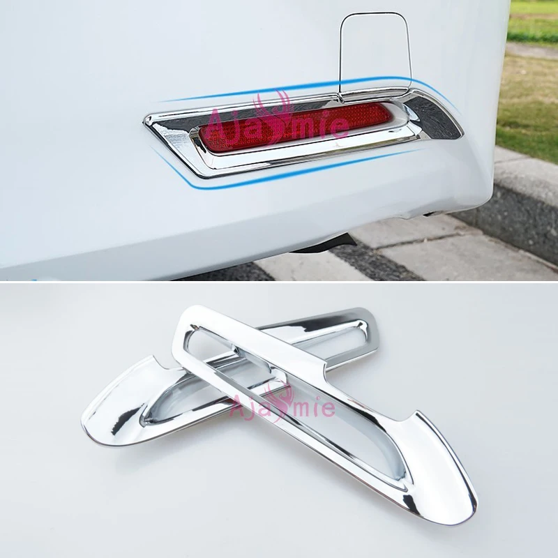 

For Toyota Alphard VELLFIRE 30 2016 2017 2018 Chrome Car Styling Rear Fog Lamp Cover Light Trim Protector Panel Accessories