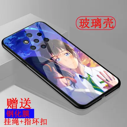 Чехол для Nokia 9 PureView, звездная звезда, закаленное стекло, жесткий чехол для телефона, для Nokia 9, чистый вид, стеклянная оболочка, Nokia9 PureView, сумка - Цвет: A9