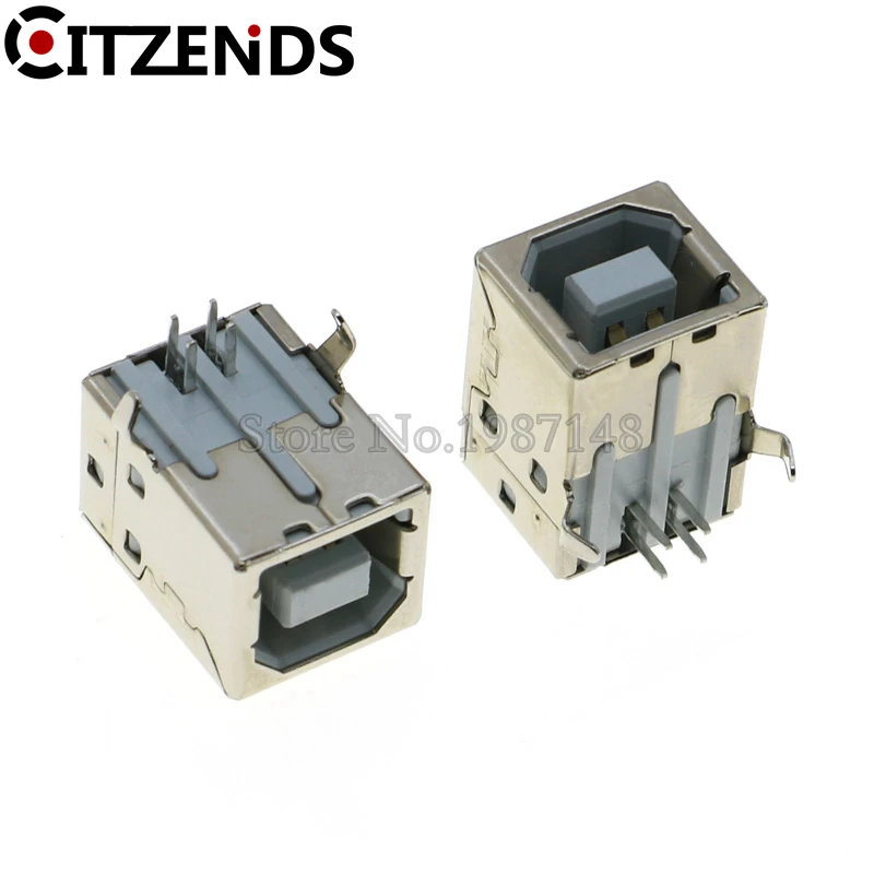 

Разъемы USB 2.0 CITZENDS Square, 4-контактные, белые/черные, 10 шт