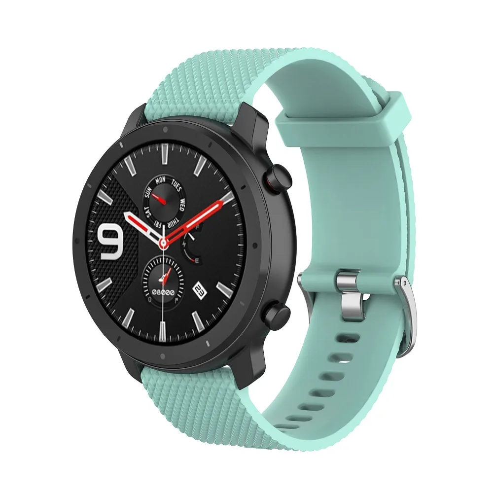 18 мм 20 мм 22 мм силиконовый ремешок для huawei/Withings/samsung Galaxy/gear s3/Amazfit Bip Смарт-часы замена Широкие ремешки