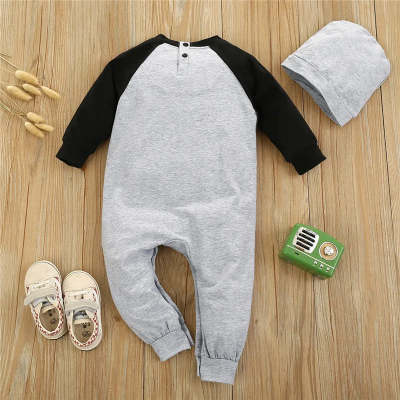 Комбинезон для мальчиков из 100% хлопка с длинным рукавом A377 |