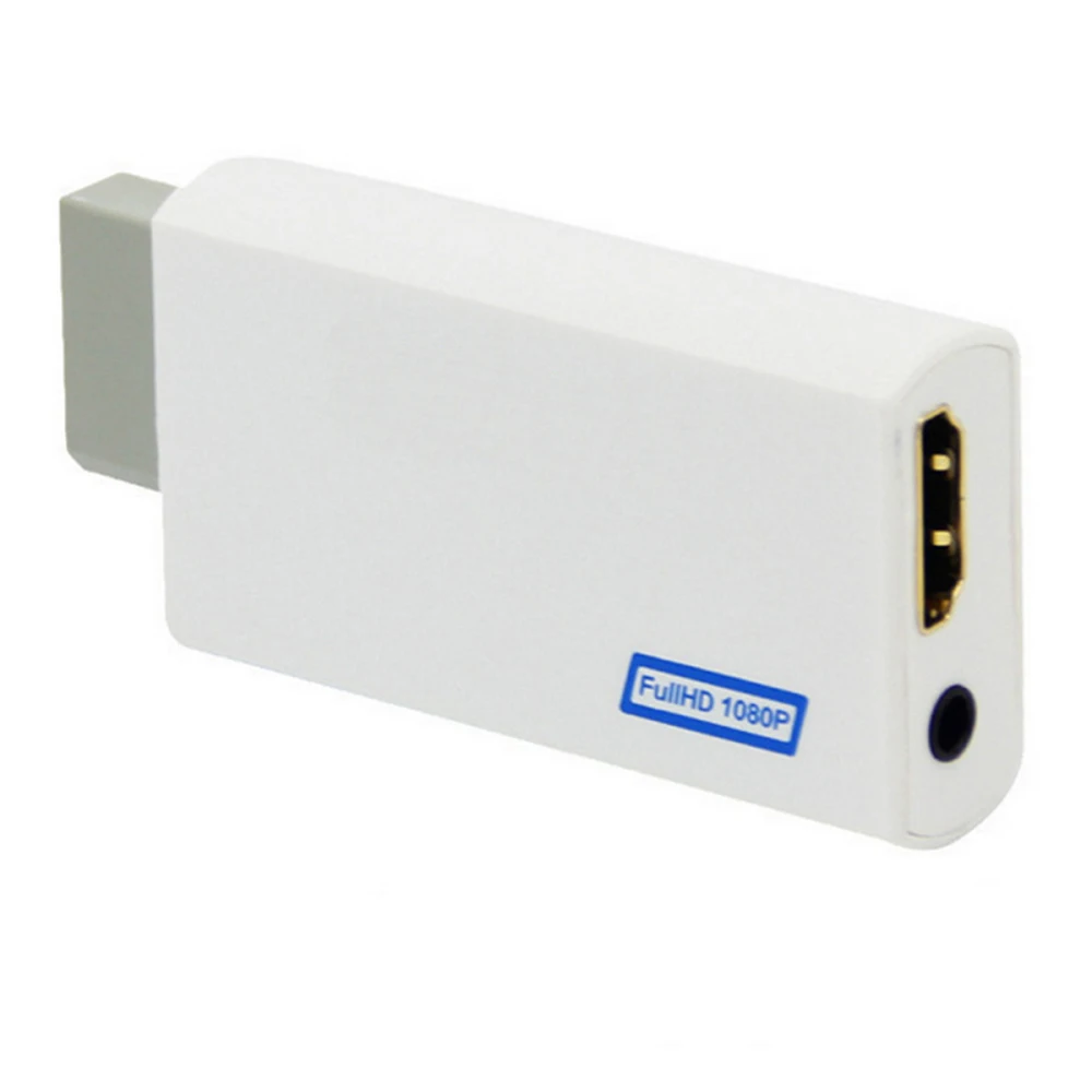 Переходник для W i HD поддержка FullHD 720P 1080P 3 5 мм аудио Wii2HDMI адаптер HDTV|USB-адаптеры| |