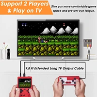 portable retro mini handheld video game console 8 bit 3 0 inch color lcd kids color game player built in 400 games