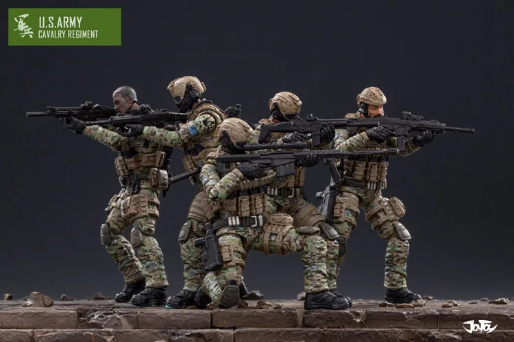 JOYTOY 1:18 фигурки США модель полка кавалерии игрушка на день рождения/праздничный