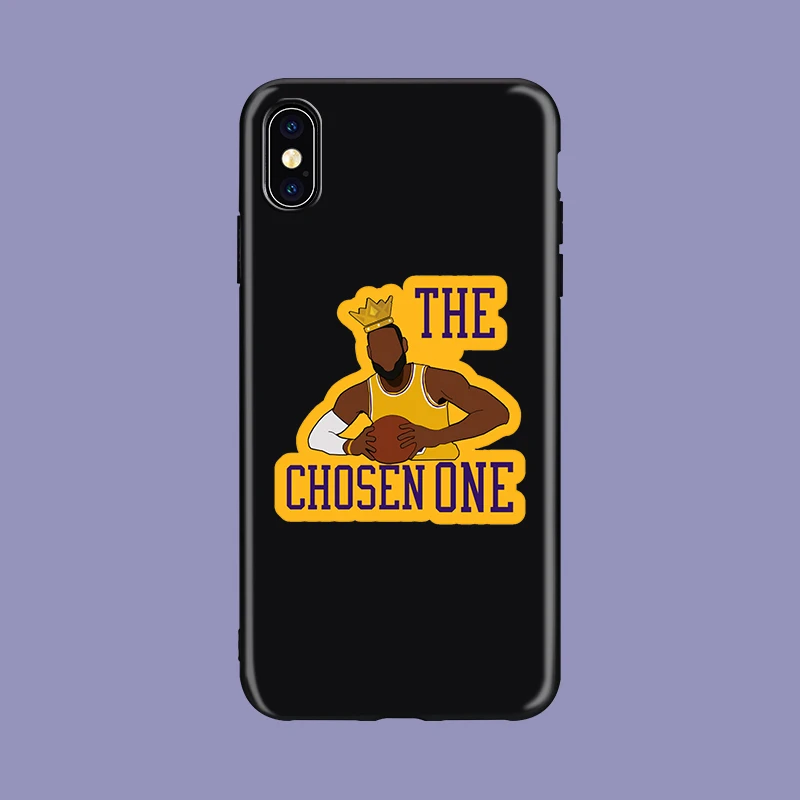 LeBron king James Los Angeles 23 черный мягкий чехол для телефона из ТПУ чехол для iPhone11 pro 5 5S se 6 6s X Xs XR MAX 7 8 plus - Цвет: H-2304