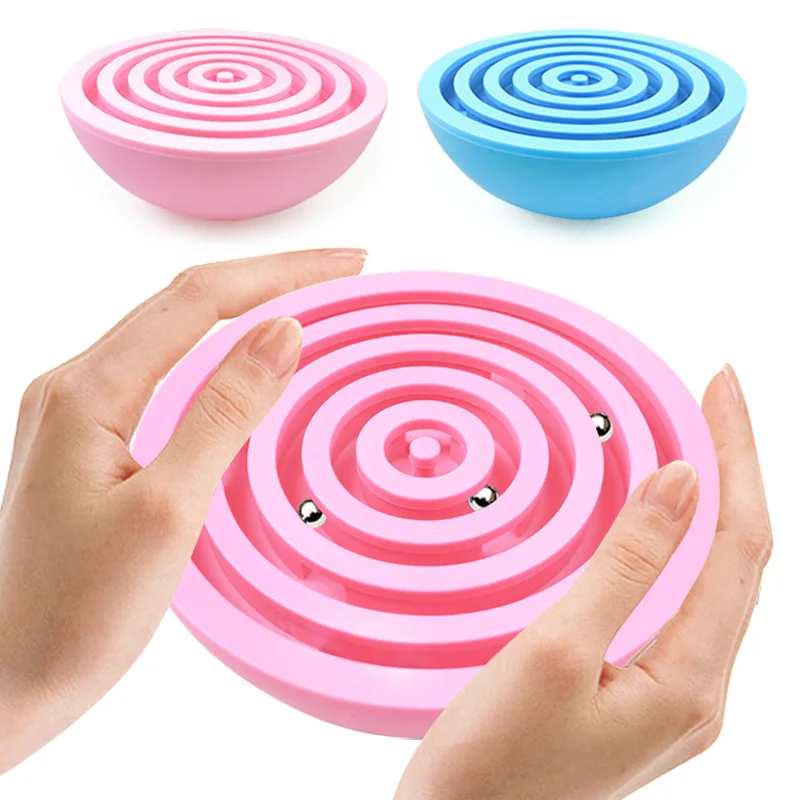 Лабиринт Балансирующий мяч ручная игра веселая мозг вызов кончики пальцев