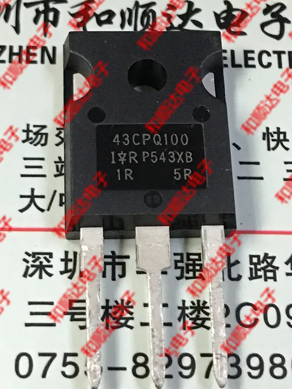 

10 шт./лот 43CPQ100 New Spot TO-247 100V 43A