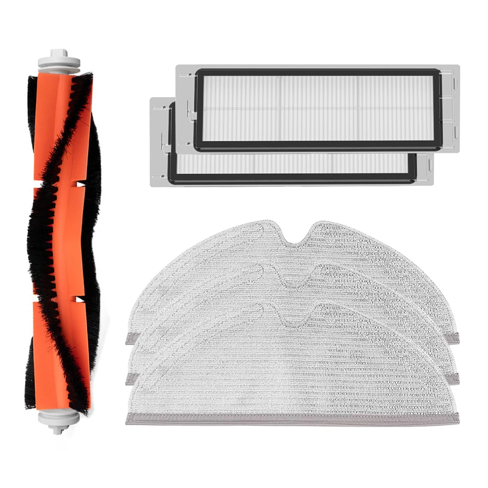 

Аксессуары для робота-пылесоса Xiaomi Mijia 1/2 Roborock S5 S5Max S50 S51 S55 S6, швабры, тряпки для мытья, основная щетка, HEPA фильтр