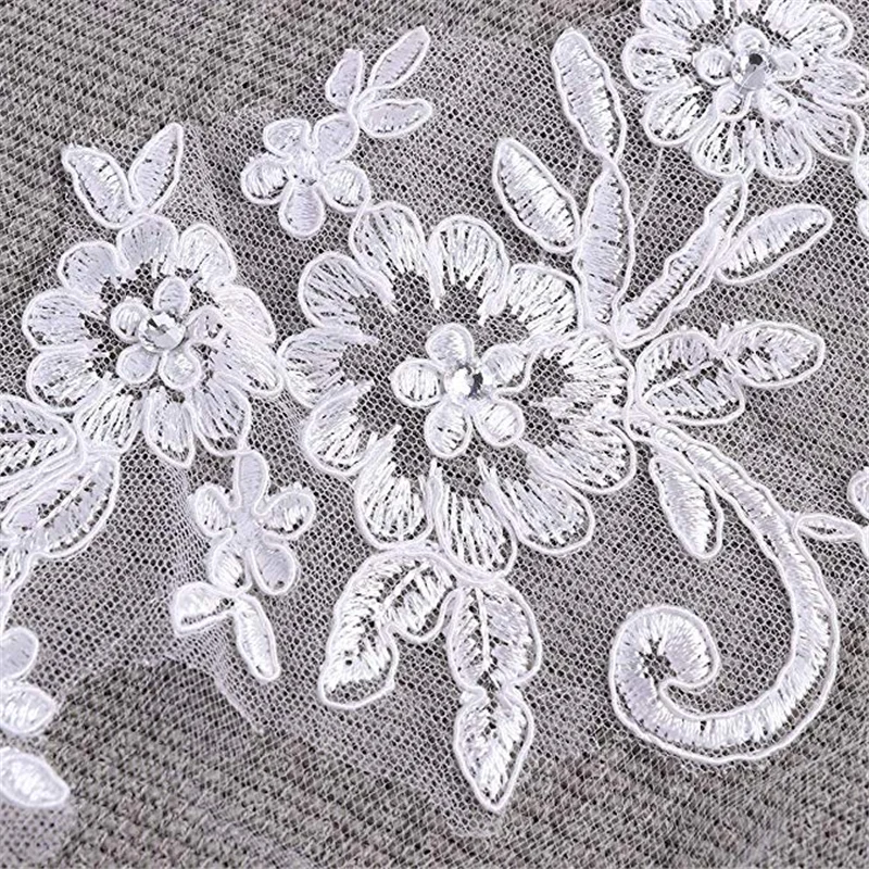 Свадебные аксессуары короткая фата красивый слой мягкая сетка сказочный стиль