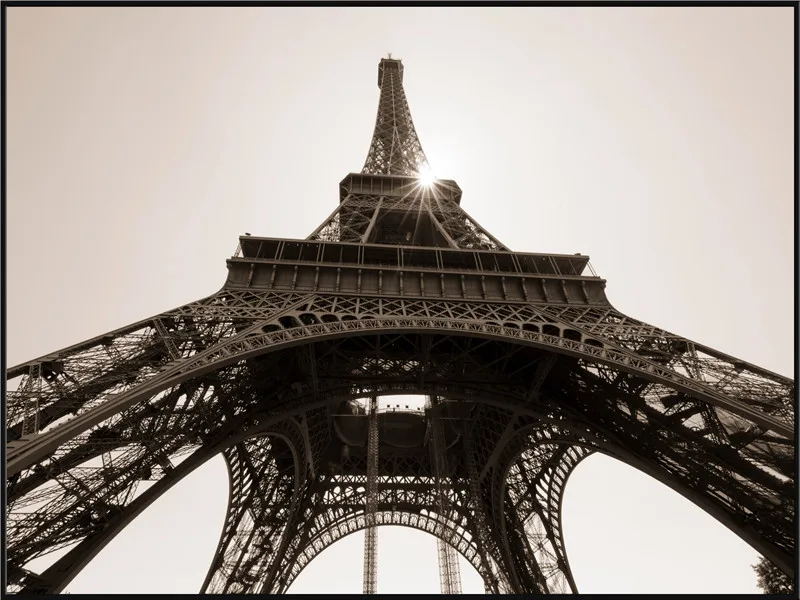 

Wall Art Canvas Poster Painting Print Picture Living Room Home Decor Painting Original Landscape Black And White Eiffel Tower