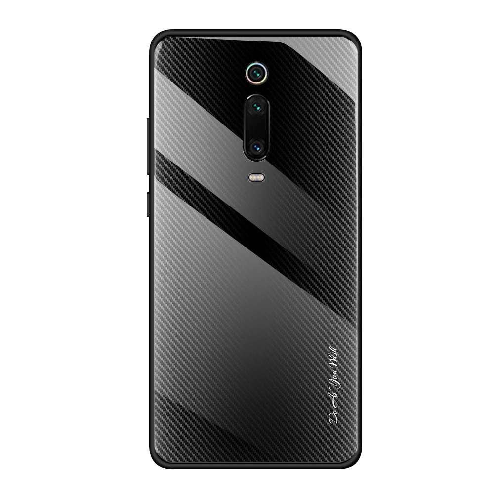 05 Полосатый чехол для телефона для Xiaomi mi 9 T mi 9 T mi 9 T Pro Чехол красный mi K20 K 20 Pro градиентный стеклянный чехол Чехол Бизнес Мода Funda - Цвет: 05