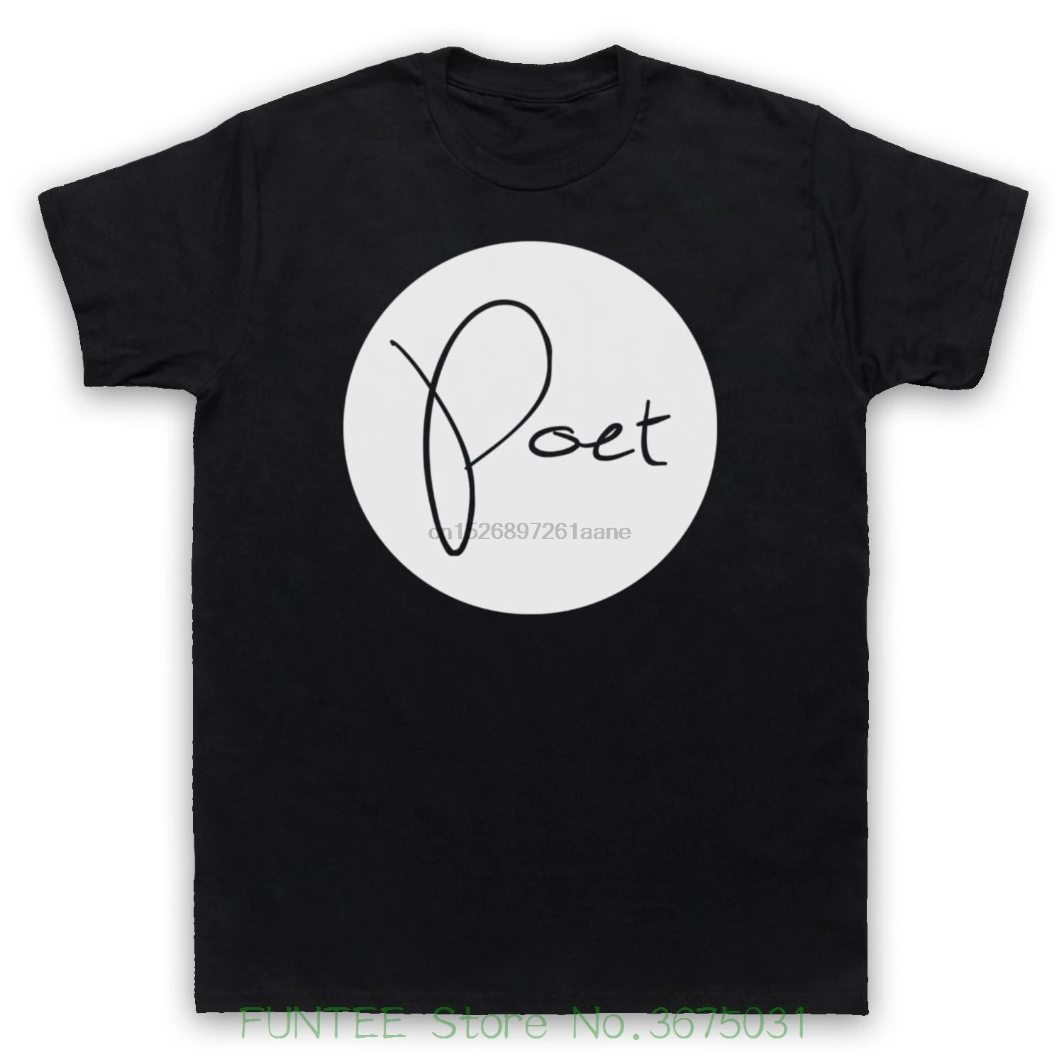 Мужская футболка свободного размера поэта хипстер Ретро стиль слоган писателя