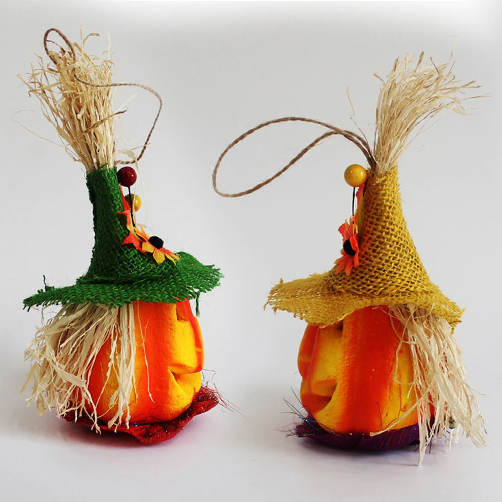 2020 Halloween Vintage Pumpkin Light Lamp Party Hanging Decor LED Lantern Easter Supplies Hollow Night Lights | Дом и сад