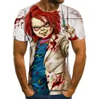 Новинка 2021, Мужскаяженская футболка с коротким рукавом, футболка с 3D принтом, Повседневная футболка в стиле хип-хоп с 3D принтом, футболки, размеры