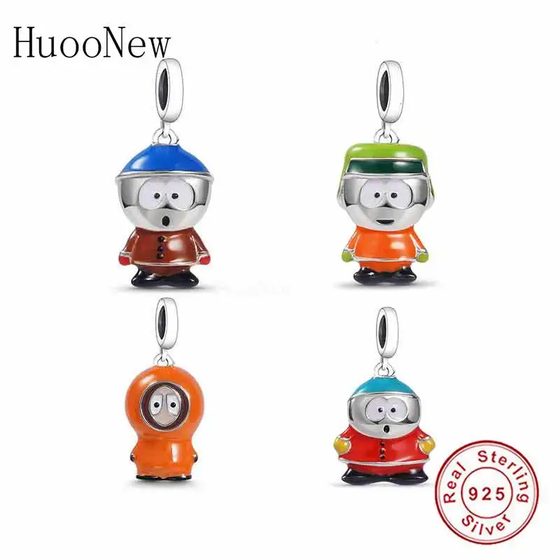 

Подвеска-Шарм для браслета Pandora, серебро 925 пробы, с цветной шапочкой