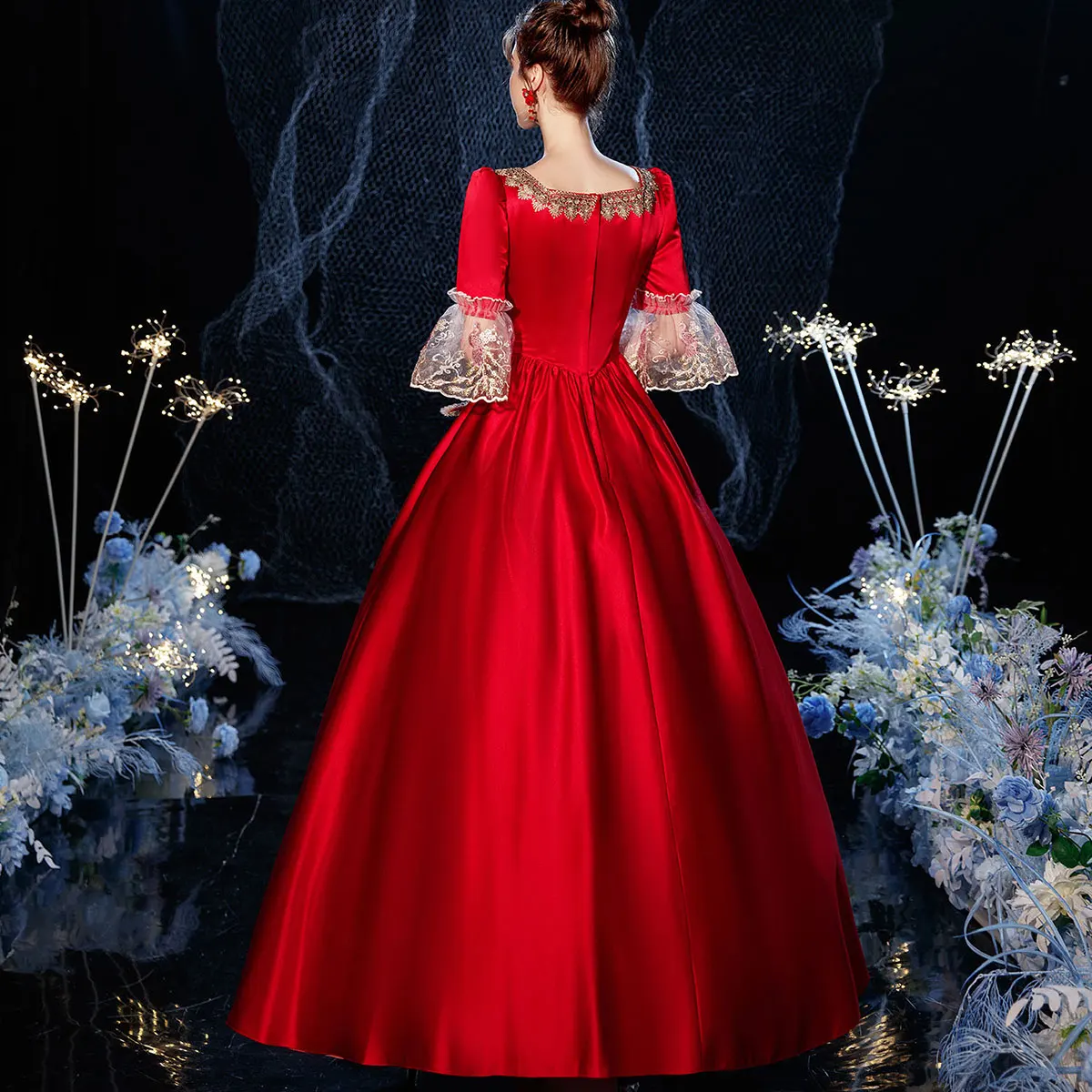 

Victorian Dress Party Dress Halloween Costume Drama Stage Performance Victorian Dress Rococo Ball Gown Prom Dress