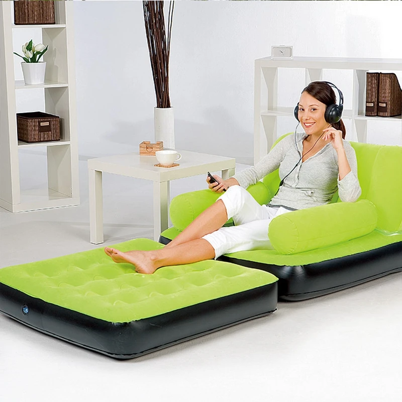 5 в 1 открытый домашний сад Надувное сиденье софа кровать стулья для кемпинга