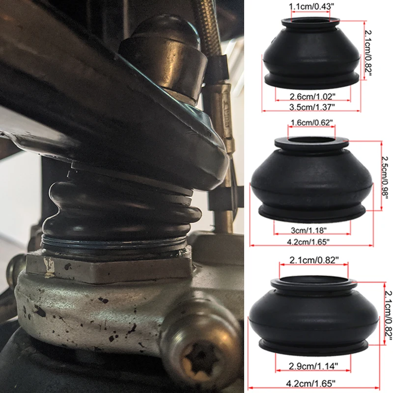 

3x Car Suspension Steering Dust Boot Ball Joint Cover Track Turn Rod Linkage Universal For Benz Skoda Nissan Dodge Tiguan Megane