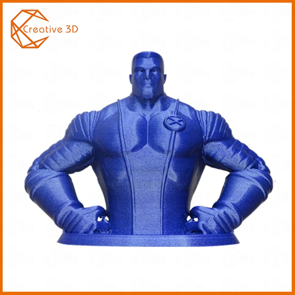 Creative3D лучший сверкающий блеск нить PLA 3d принтер нить 1,75 мм 1 кг сверкающий черный/фиолетовый/синий