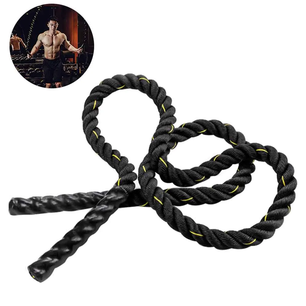 

Building Muscle Improve Strength Fitness Lose Weight Heavy Aerobic Exercise Weighted Training Sports Workout Thick Jump Rope