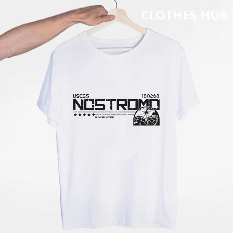 USCSS Nostromo футболка Alien USS Sulaco Colonial Marines Aliens Off World с круглым вырезом и короткими