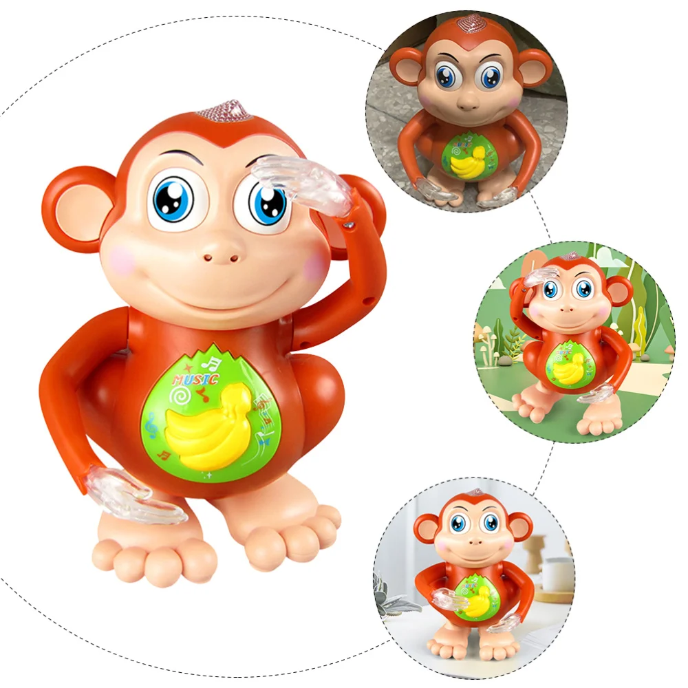 

1Pc Dancing Singing Doll Toy Adorable Monkey Plaything with Light