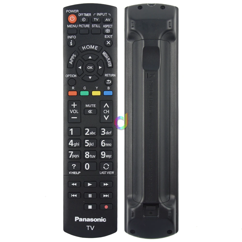

Smart Remote Control for Panasonic TV Remote Control N2QAYB000834 for TH-42AS610G TH-50AS610K TH-32AS610M Fernbedienung