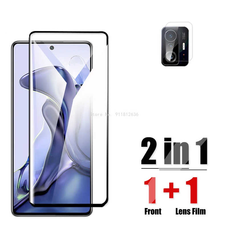 

Screen Protective Glass For Xiaomi Mi 11T Lite 9T 10T Pro Camera Protector On Poco M3 X3 Pro NFC F3 GT Tempered Film Xaomi Mi11T