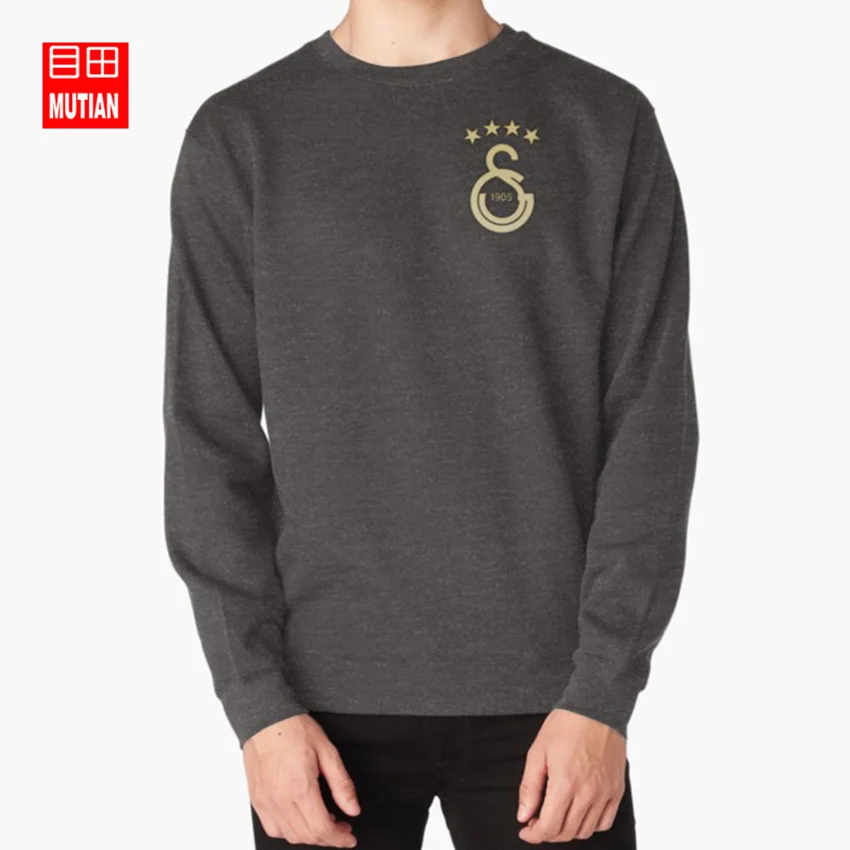 darkgrey-sweatshirt Galatasaray толстовки кофты galatasaray Футбол 4 звезды turkcell super lig - Цвет: darkgrey-sweatshirt
