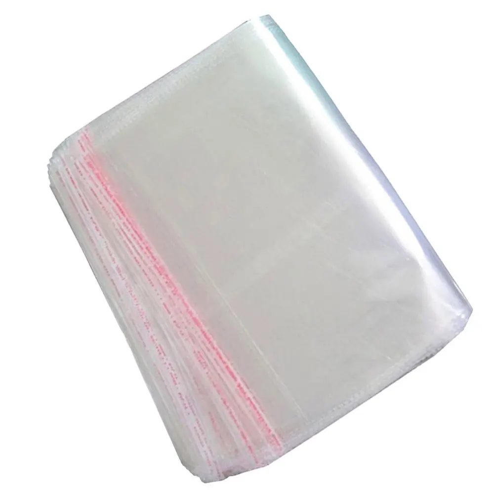 

100 Pcs Clear Bags Grip Peel & Seal Strong Packing Self Adhesive Cellophane Bag 25 * 40cm