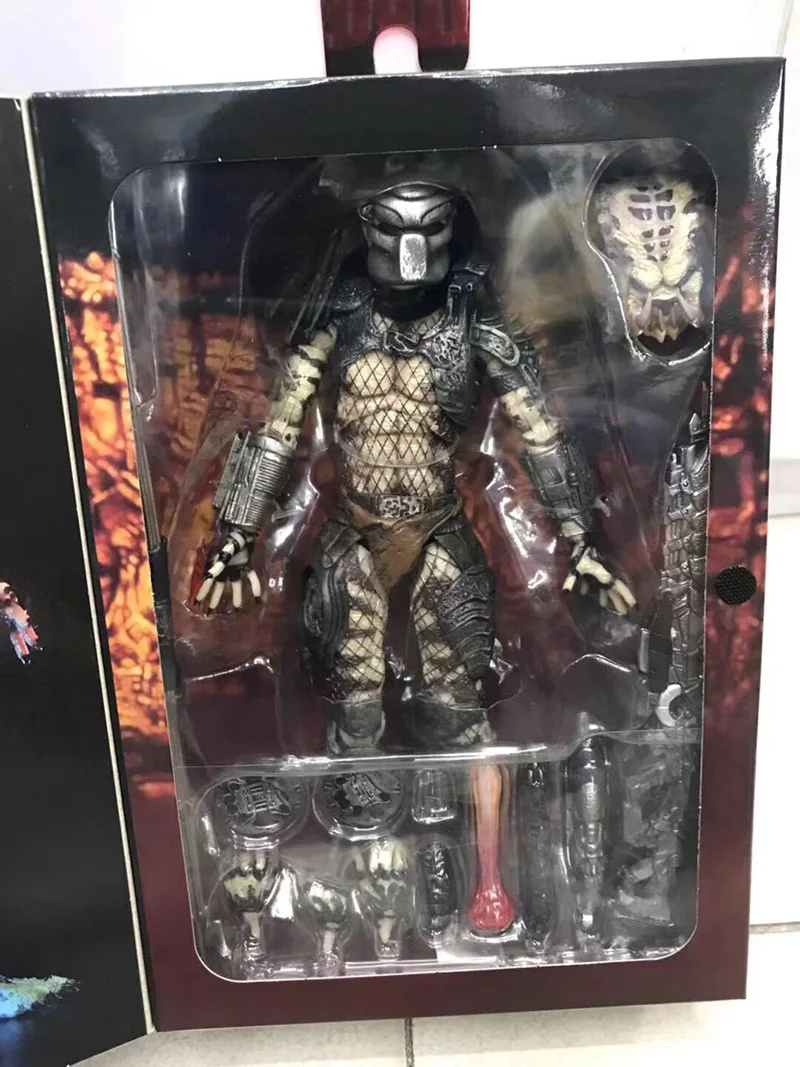 NECA Скаут фигура хищника Альфа хищников Alien фигурки Hunter серии модель игрушки 20 см 12