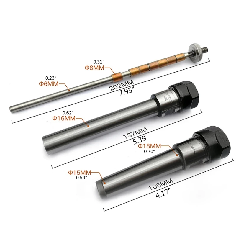 Practical Pen Mandrel Collet Woodworking Turning Lathe Machinery Parts DIY Tools Taper Shank/Straight Shank M4YD | Инструменты