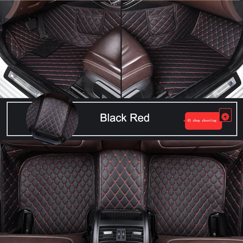 Прочный кожаный автомобильный напольный коврик под заказ для Toyota CAMRY VIOS YARIS Auris