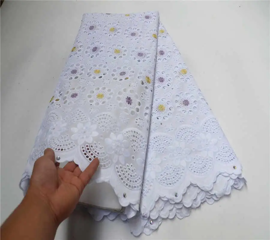 African Dry Lace Fabric 2019 High Quality Swiss Voile In Switzerland Nigerian Cotton For Wedding Party PSA856-2 | Дом и сад