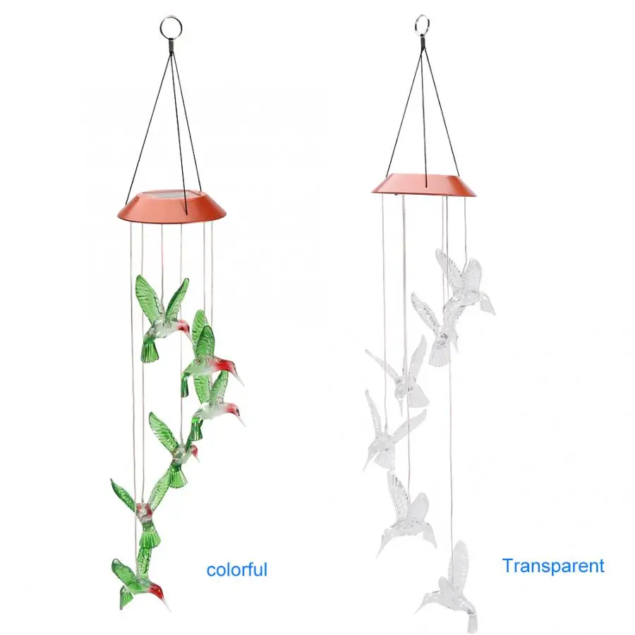 Светодиодный колокольчик меняющий цвет на солнечной энергии для улицы|Ловцы