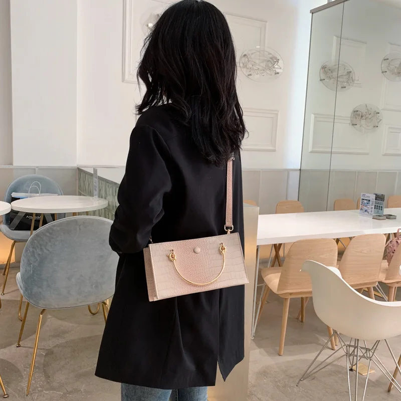 Youda оригинальный дизайн крокодиловый узор Женская классическая сумка через