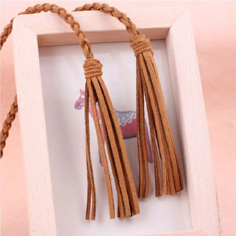 

New Waist chain 160cm Woven Tassel Waistband Braided Belt Hot Sale waist rope Women decorated waist Ladies Tassles Belts Present