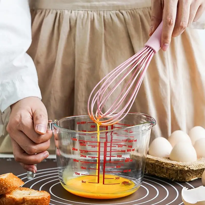 

1PC Multifunctional Rotary Manual Egg Beater Mixer Kitchen Whisk Plastic Tool Silicone Mini Egg Bake Agitator Eco-Friendly Z5V9