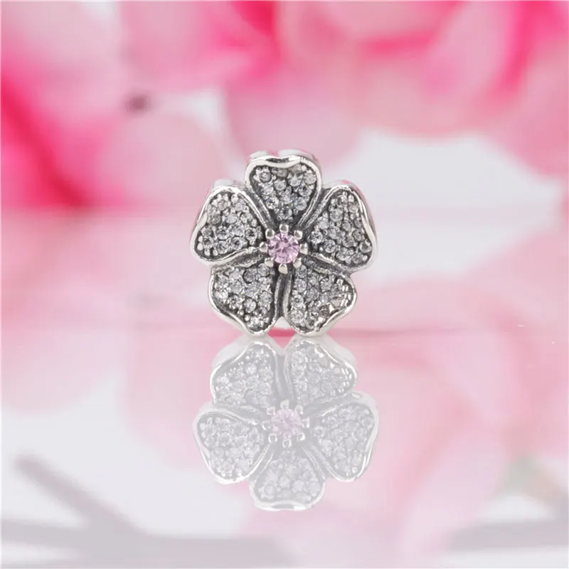 

100% 925 Sterling SILVER charms tree shape Beads Love Heart Charms fit Original Pan Bracelet silver 925 jewelry