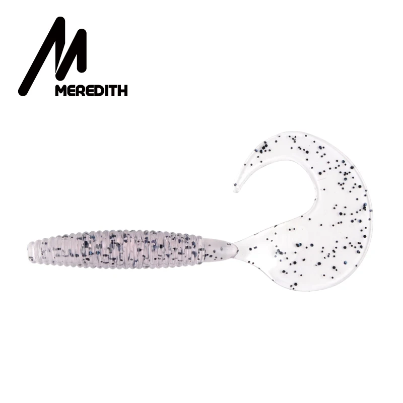 MEREDITH 90 мм Grub искусственные рыболовные приманки 10 шт. 4,4 г мягкие наживки для рыбы Хищник снасти червь воблеры мягкие приманки - Цвет: K