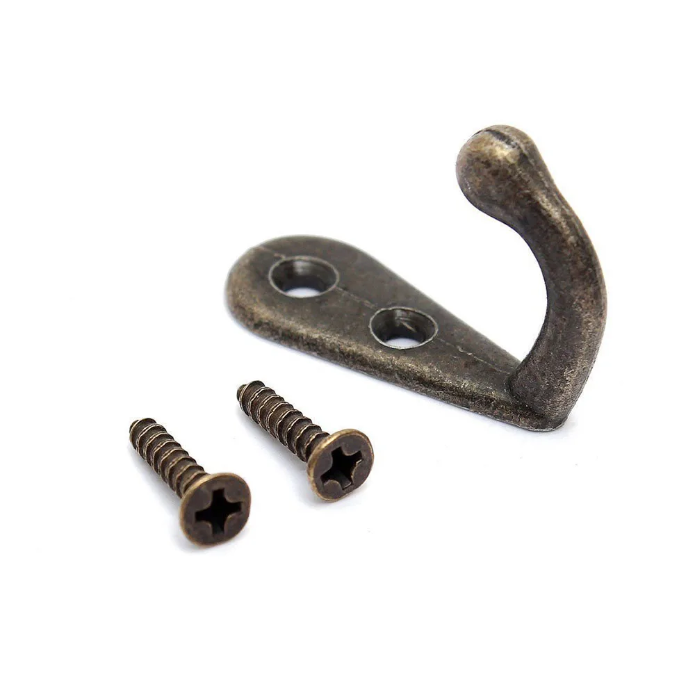 

10 шт. винтажные антикварные крючки для дверей и спальни, Вешалка из цинкового сплава, крючок для одежды, шляпы, сумки, вешалка для полотенец, ...