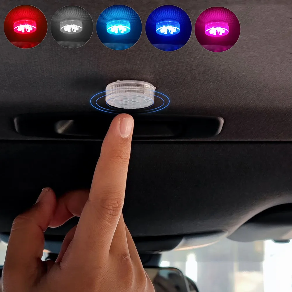 Сенсорный фонарь для салона автомобиля миниатюрная Светодиодная лампа с 6