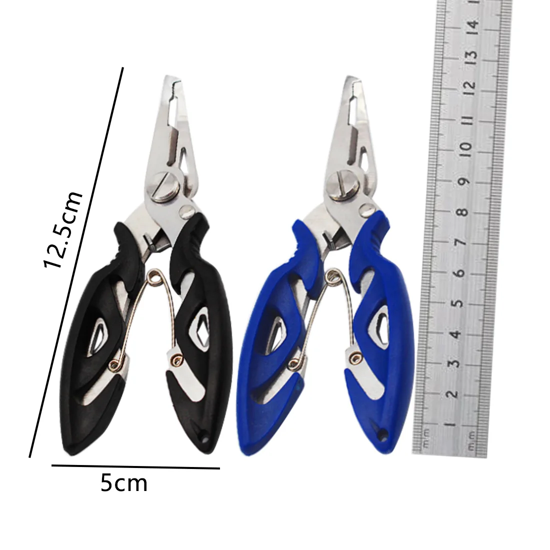 

12.5cm Multi Function Fishing Pliers Fishing Scissor Braid Line Lure Cutter Hook Remover Tackle Cutting Fish Use Scissors Tool