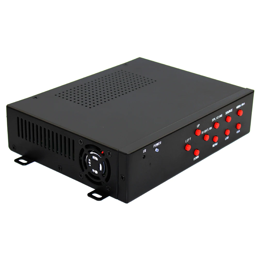 ISEEVY видеоконтроллер настенный 2x2 HDMI DVI VGA USB видеопроцессор для 4 ТВ Сращивание