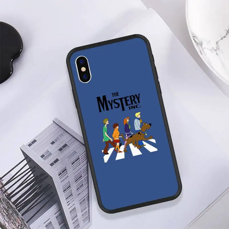 

Cartoon Character Phone Case For IPhone 11 12 Pro Max 6 6s 7 8 Plus XS XR 12mini SE 2020 Black Soft TPU Cover Silicone Coque