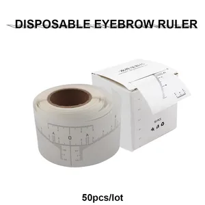 Одноразовый трафарет для бровей, макияж, микроблейдинг, линейка для татуировки, инструмент для красоты, профессиональный трафарет для бровей