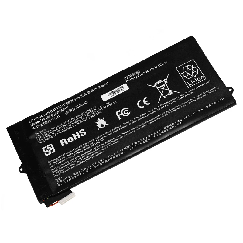 Аккумулятор Apexway для ноутбука Acer Chromebook 11 4 в 3720 мАч 6 дюйма C720 C720P 3ICP5 AP13J4K AP13J3K |