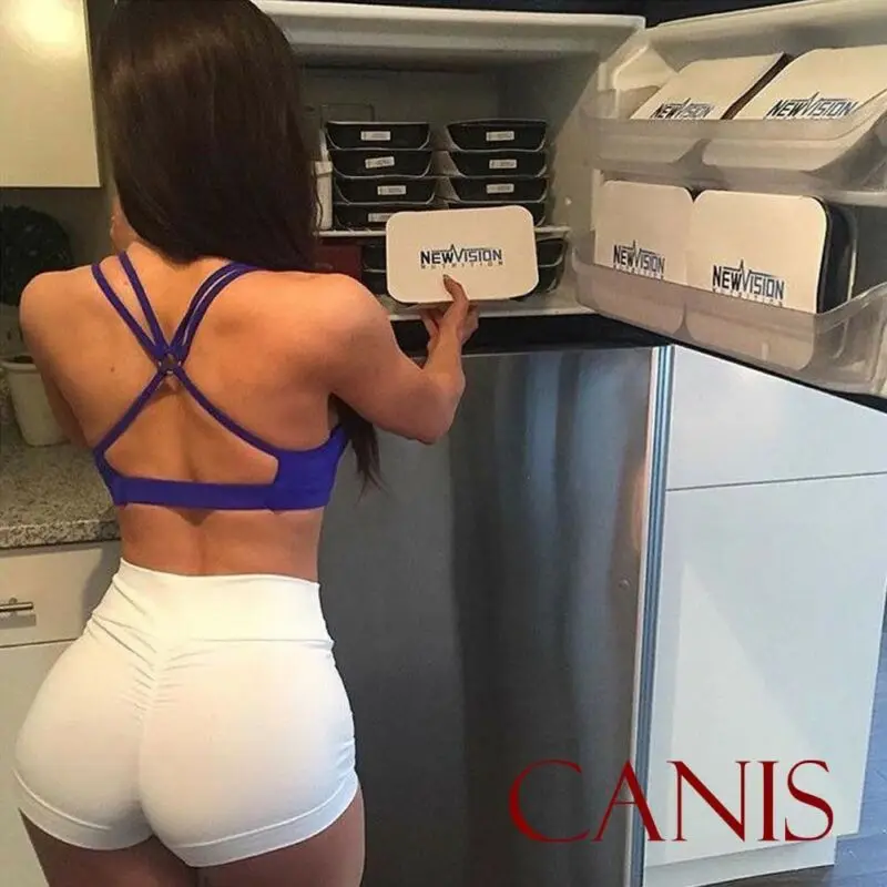 Короткие облегающие шорты однотонные сексуальные спортивные модные