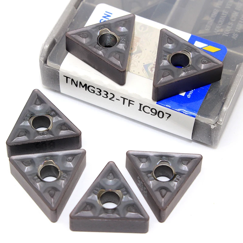 10 шт. TNMG160408 TF IC907/IC908 TNMG332 твердосплавные вставки внешний токарный инструмент