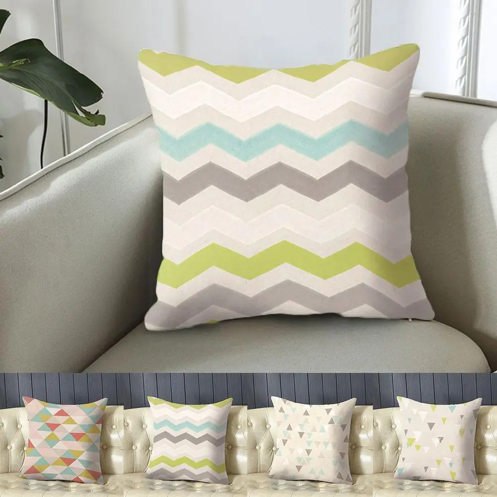 

Geometric Triangle Digital Printing Home Decoration Cover For Slepping Case Cover Decor Pillow Cushion Accessories Pillow P Z7A1